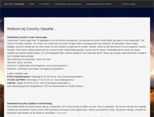 Tablet Screenshot of countrygazette.nl